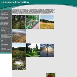 Landscape Information