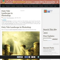 Fairy Tale Landscape in Photoshop - Photoshop tutorial