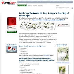 Landscape Design Software - Download SmartDraw FREE to easily Draw Landscape, Deck and Patio Plans!