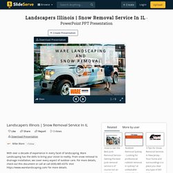 Snow Removal Service In IL