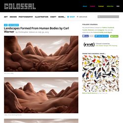 Landscapes Formed From Human Bodies by Carl Warner