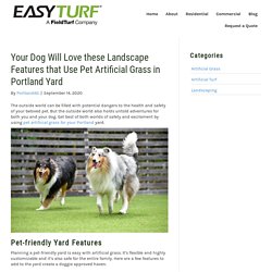 What Landscaping Features are Best for Pet Artificial Grass in Portland