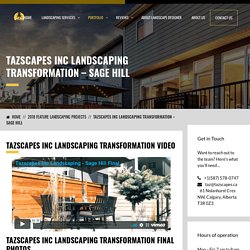 Tazscapes Inc Landscaping Transformation - Sage Hill — Best Calgary Landscaping Company - Landscapers & Contractors