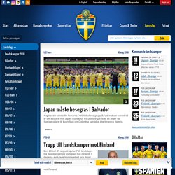 Landslag — svenskfotboll.se