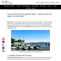 Làng Chài Tân Phụng Bình Định - Khám phá nét đẹp ít ai biết- Sala Travel