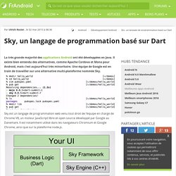 Sky, un langage de programmation basé sur Dart