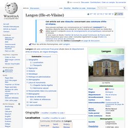 Langon (Ille-et-Vilaine)