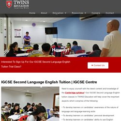 igcse english second language