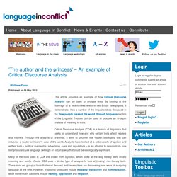 Language in Conflict - Language in Conflict