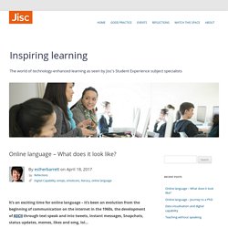 Online language – What does it look like? - Inspiring learning