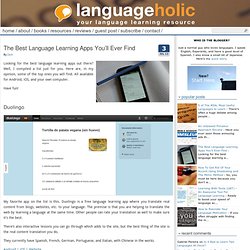 The Best Language Learning Apps You’ll Ever Find