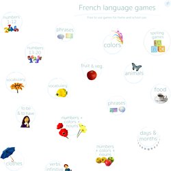Online games for learning French language