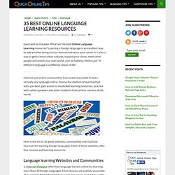 35 Best Online Language Learning Resources