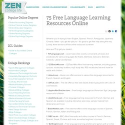 75 Free Language Learning Resources Online