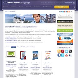 ... Learn German: Language-Learning Software &amp; Online Language Classes
