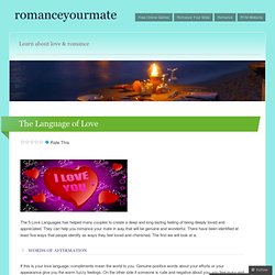 The Language of Love « romanceyourmate