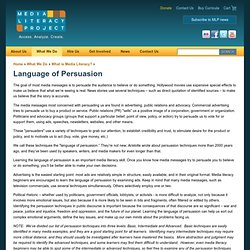 Language of Persuasion