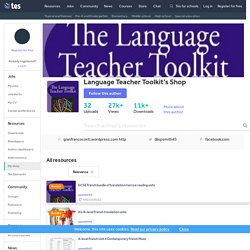 Language Teacher Toolkit's Shop - Teaching Resources - TES