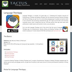 Language TherAppy - a 4-in-1 Bundle of Aphasia Apps