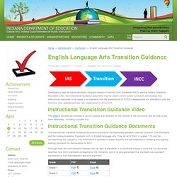 English Language Arts Transition Guidance