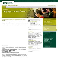 Welcome to the Language Learning Centre