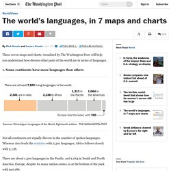 The world’s languages, in 7 maps and charts
