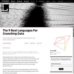 The 9 Best Languages For Crunching Data
