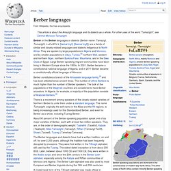 Berber languages