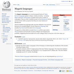 Magaric languages