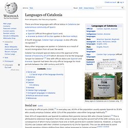 Languages of Catalonia
