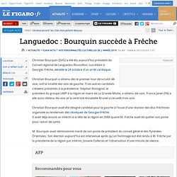 Languedoc : Bourquin succède à Frêche