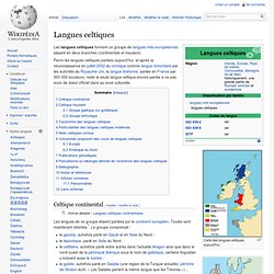 Langues celtiques