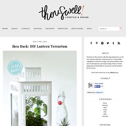 Ikea Hack: DIY Lantern Terrarium - Thou Swell