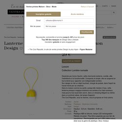 Lanterne nomade Clover Lantern Jaune - Lexon Design - The Cool Republic