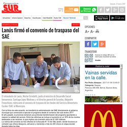 Lanús firmó el convenio de traspaso del SAE