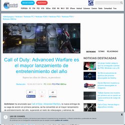Call of Duty: Advanced Warfare es el mayor lanzamiento de entretenimiento del año