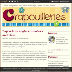 Lapbook en anglais: numbers and time