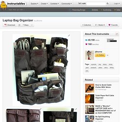 Laptop Bag Organizer