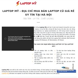 Laptop Mỹ chuyên tư vấn mua bán laptop cũ nhập khẩu giá rẻ tại Hà Nội