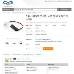 5.9in Laptop to IDE Hard Drive Adapter Cable