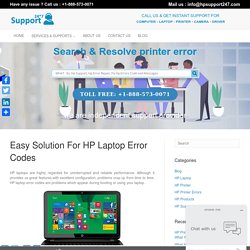 Easy Guide To help Fix HP Error Codes