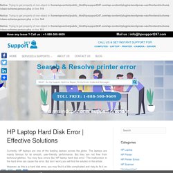 HP Laptop Hard Disk Error