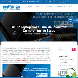 HP Laptop won’t Turn On Issue with Comprehensive Steps
