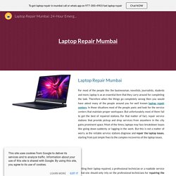 Laptop Repair Mumbai: 24-Hour Emergency Laptop Repair