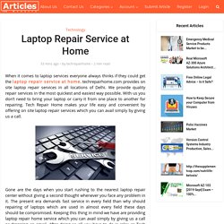 Laptop Repair Service at Home