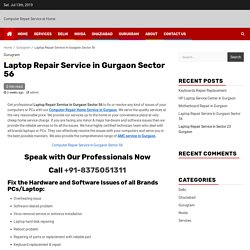 Laptop Repair Service in Gurgaon Sector 56