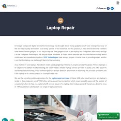 Laptop Repair Dubai - VRS Technologies