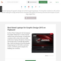 Best Laptops for Graphic Design 2015