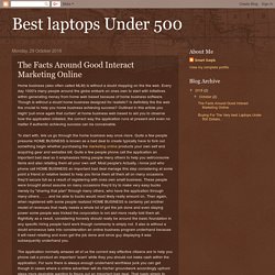 Best laptops Under 500: The Facts Around Good Interact Marketing Online