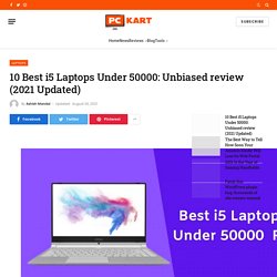 i5 laptops under 50000